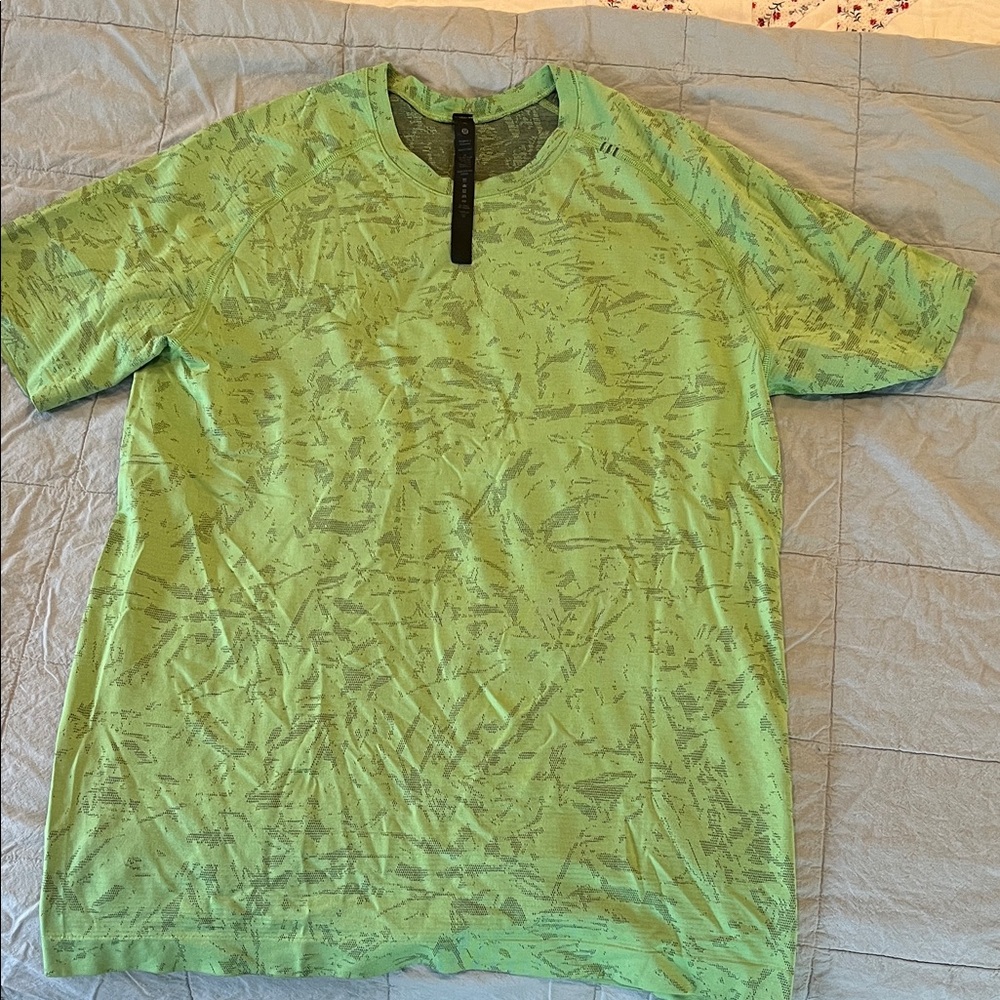 lululemon athletica Medium Light Green Graphic Tee